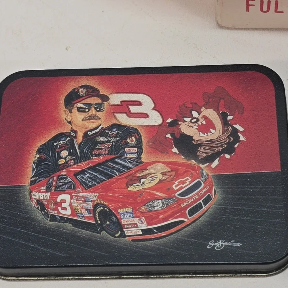 Action Racing Collection 2002 Dale Earnhardt Taz Wrangler Goodwrench 2 Car Tin